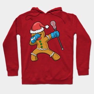 Lacrosse LAX Gingerbread Man Team Player Coach Hoodie